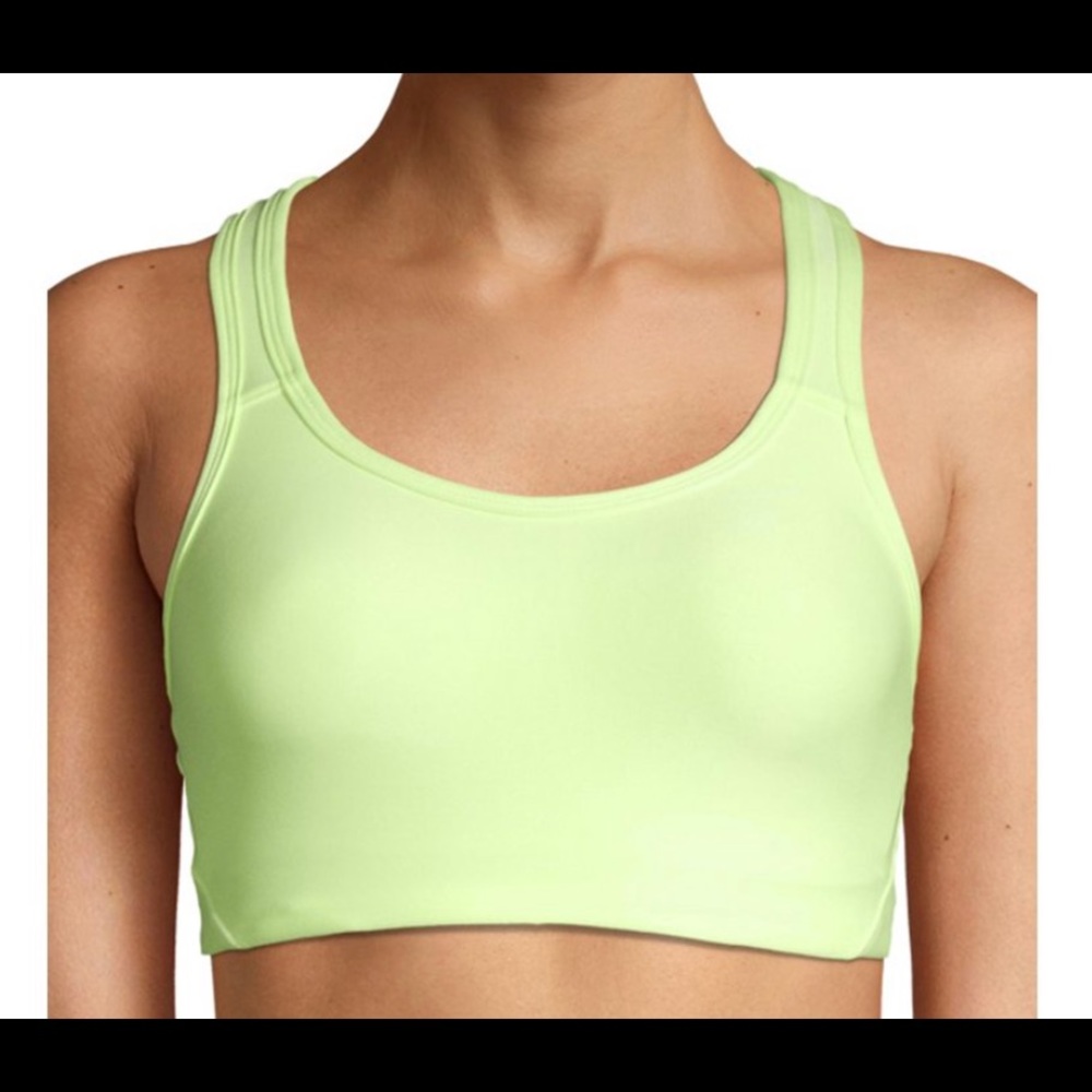 Lime Green Molded Cup Sports Bra